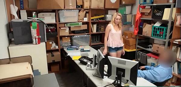  Blonde Girl Steals a Glasses Caught and Rough Fucked Zoe Parker - Teenrobbers.com